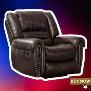 canmov leather recliner chair for neck pain