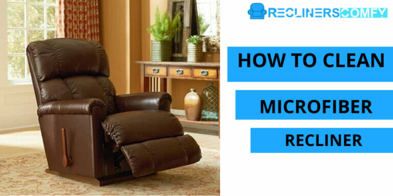 how to clean microfiber recliner